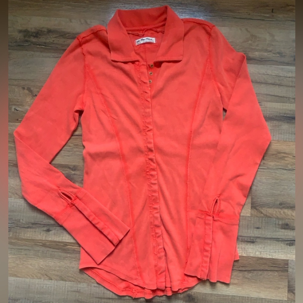 Free People Dropping Tears Shirt - Picture 2 of 12